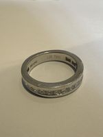 ring 750/18ct. 6.23gr. G53, 1.25ct. (8)
