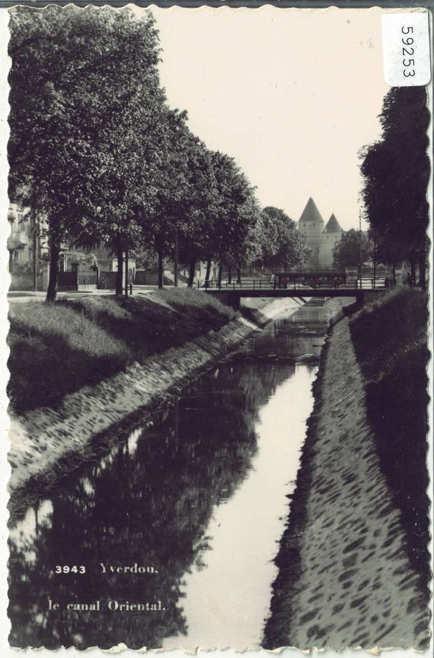 Ansichtskarten: Yverdon - Le canal Oriental – Gebraucht aus Ettingen von Kartenplanet