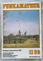 DDR FUNKAMATEUR 11/89 ZEITSCHRIFT DER GST