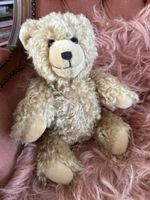 Plüschtier Teddybär hellbraun gut erhalten
