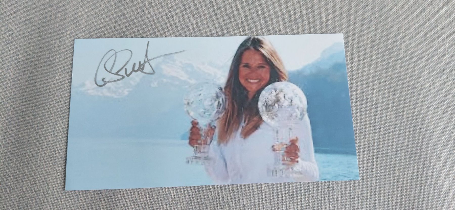Autographes: Autogramm Corinne Suter – D'occasion à Schmerikon par Olympia04