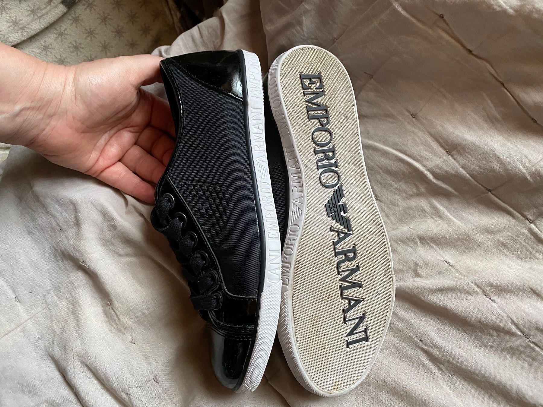 Armani Herrenschuhe: Sneaker Emporio Armani 40 ORIGINAL – Gebraucht aus Geneve von Monthoux13 8