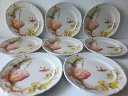 SUISSE LANGENTHAL by Oskar Weiss 8 x assiettes en porcelaine