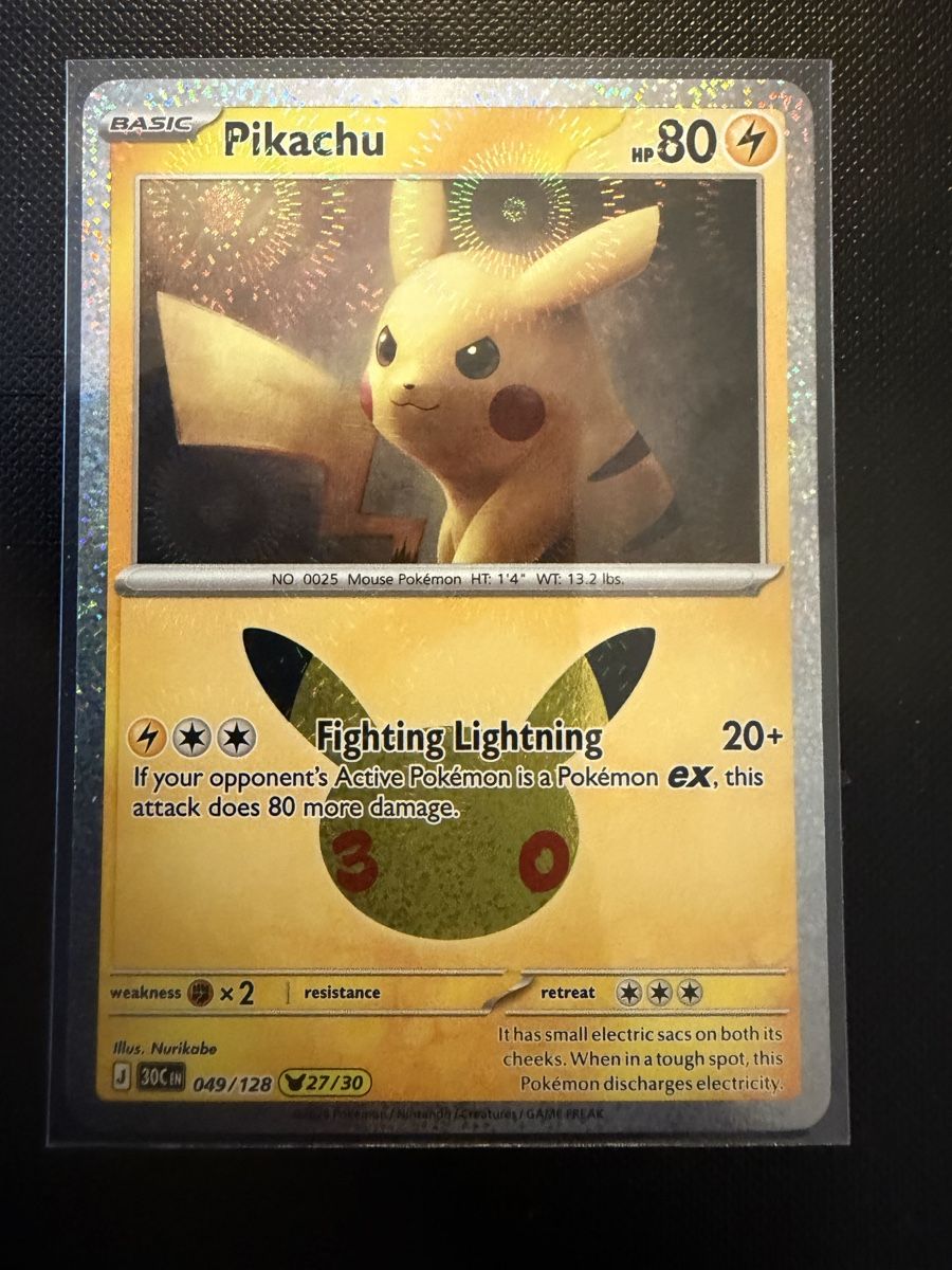 Pokémon Sammelbilder & Trading cards: Pikachu #049 30C EN – Neu (gemäss Beschreibung) aus Savigny von Matgab94