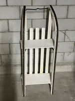 Deko Holzschlitten mit 2 Talaren weiss