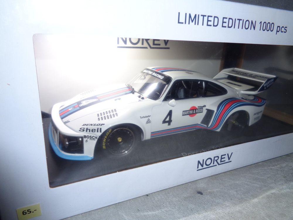 EBBRO 1/43 – Porsche 935 N°4 Watkins Glen 1976 – Miniature Collection état Proche Neuf