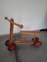 Holzroller Kinder Tretroller mit Sitz guter Zustand
