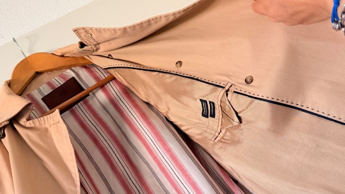 Massimo Dutti Cappotti: Trench-coat Massimo Dutti beige taille M – Usato da Bulle venduto da LeMoleson 8
