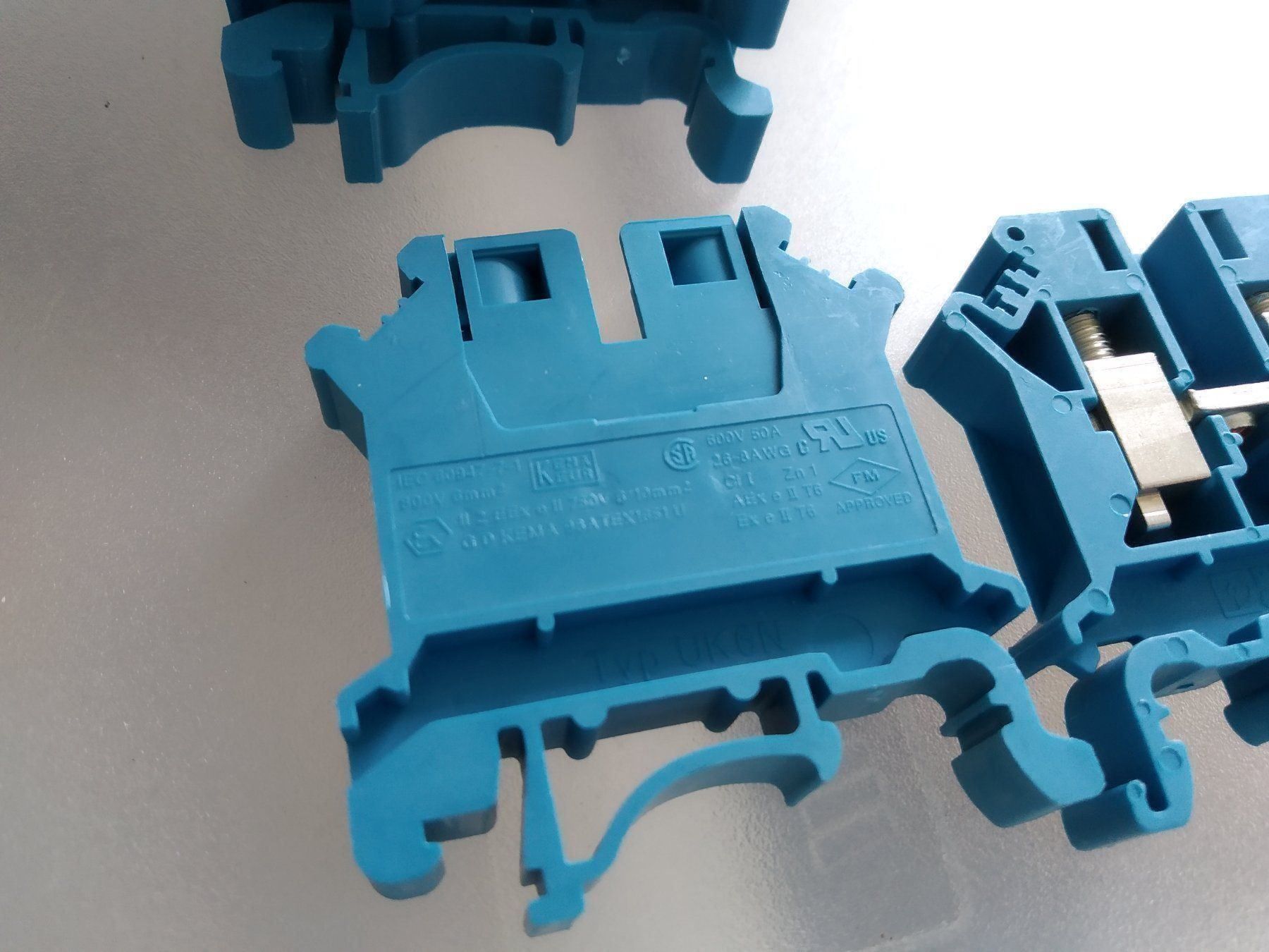 Elektronikbauteile: 25x Schraub - Klemmen blau, NEU – Neu (gemäss Beschreibung) aus Döttingen von Schlei 1
