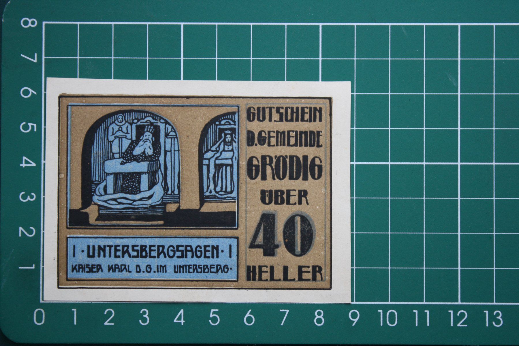 Completi & Tailleur: currency voucher austria grödig 40 heller 1920 – Nuovo (secondo la descrizione) da Laupen BE venduto da Gufi57