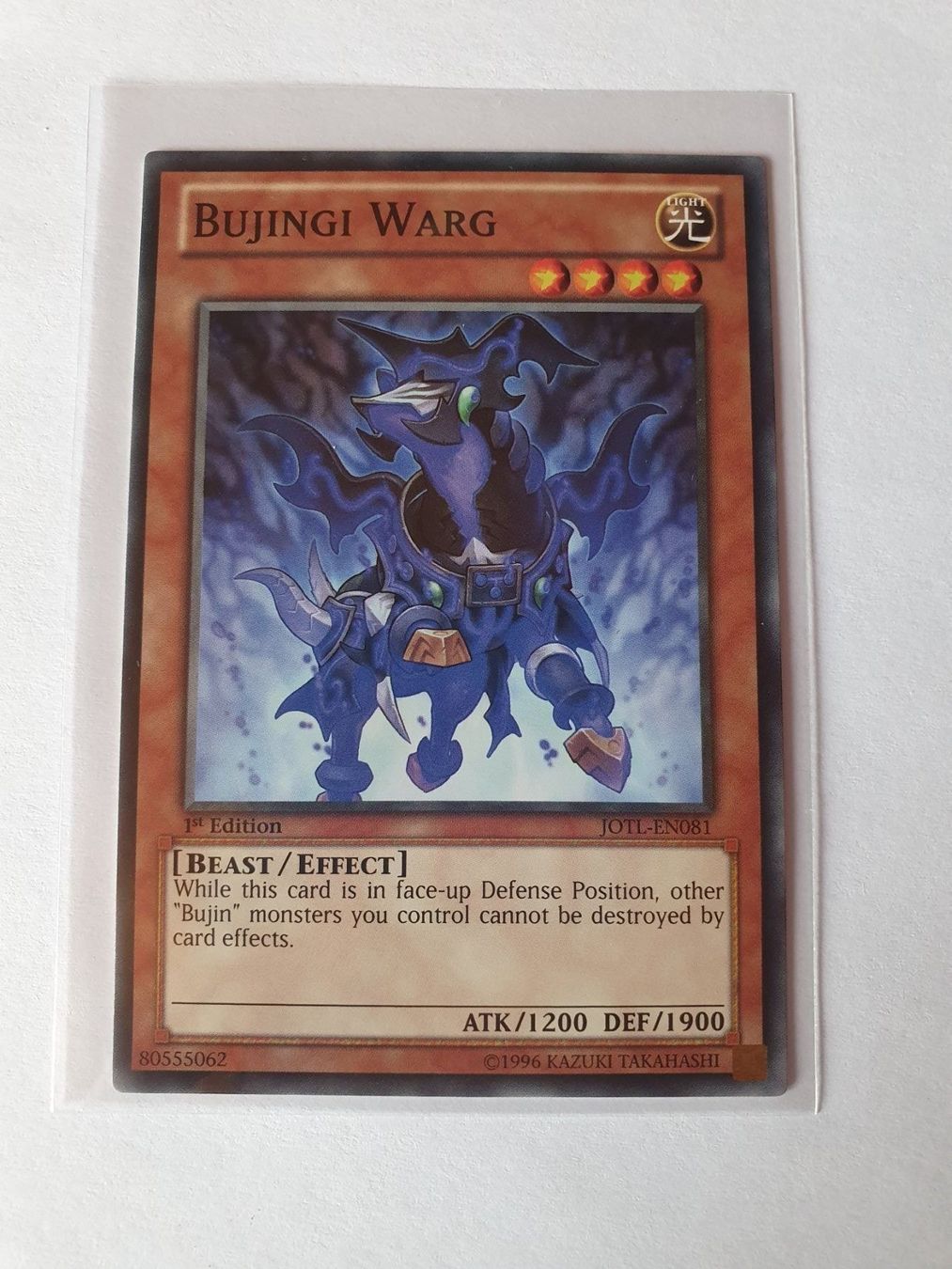 Yugioh Sammelbilder & Trading cards: Yugioh Bujingi Warg first edition TCG – Gebraucht aus Oberdorf BL von BaldenEagle