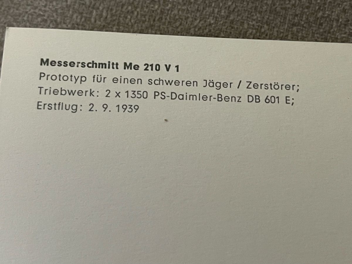 Foto & Immagini: Echtfotokarte Messerschmitt Me 210 V1 Prototyp – Usato da Elsau venduto da isidobrany09 1