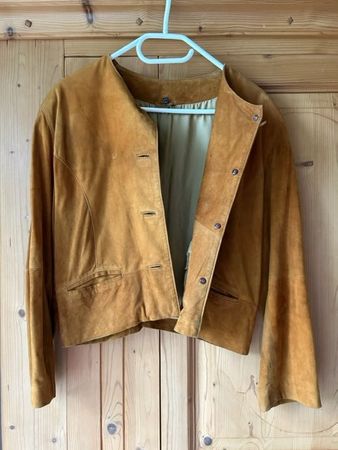Edles Wildleder Jackett Vintage,  Gr. M, top Zustand