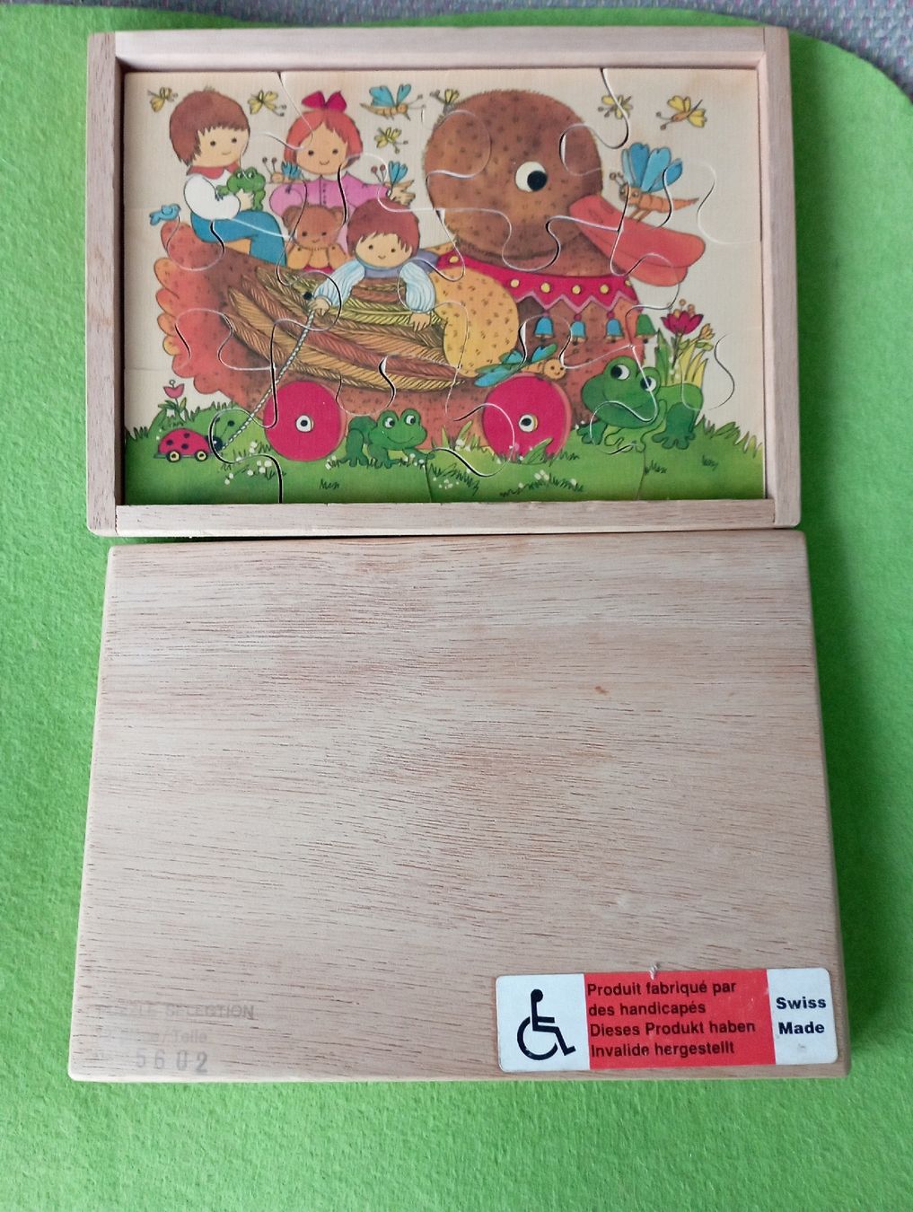 Puzzle: 2 hübschr Holzpuzzle swissmade – Usato da Wettingen venduto da penelope39 1