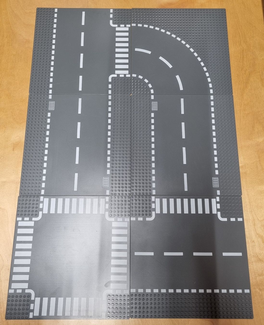 Lego Kit di costruzioni: Lego 6x Strassenplatten / Baseplates – Usato da Basadingen venduto da tot_59zf