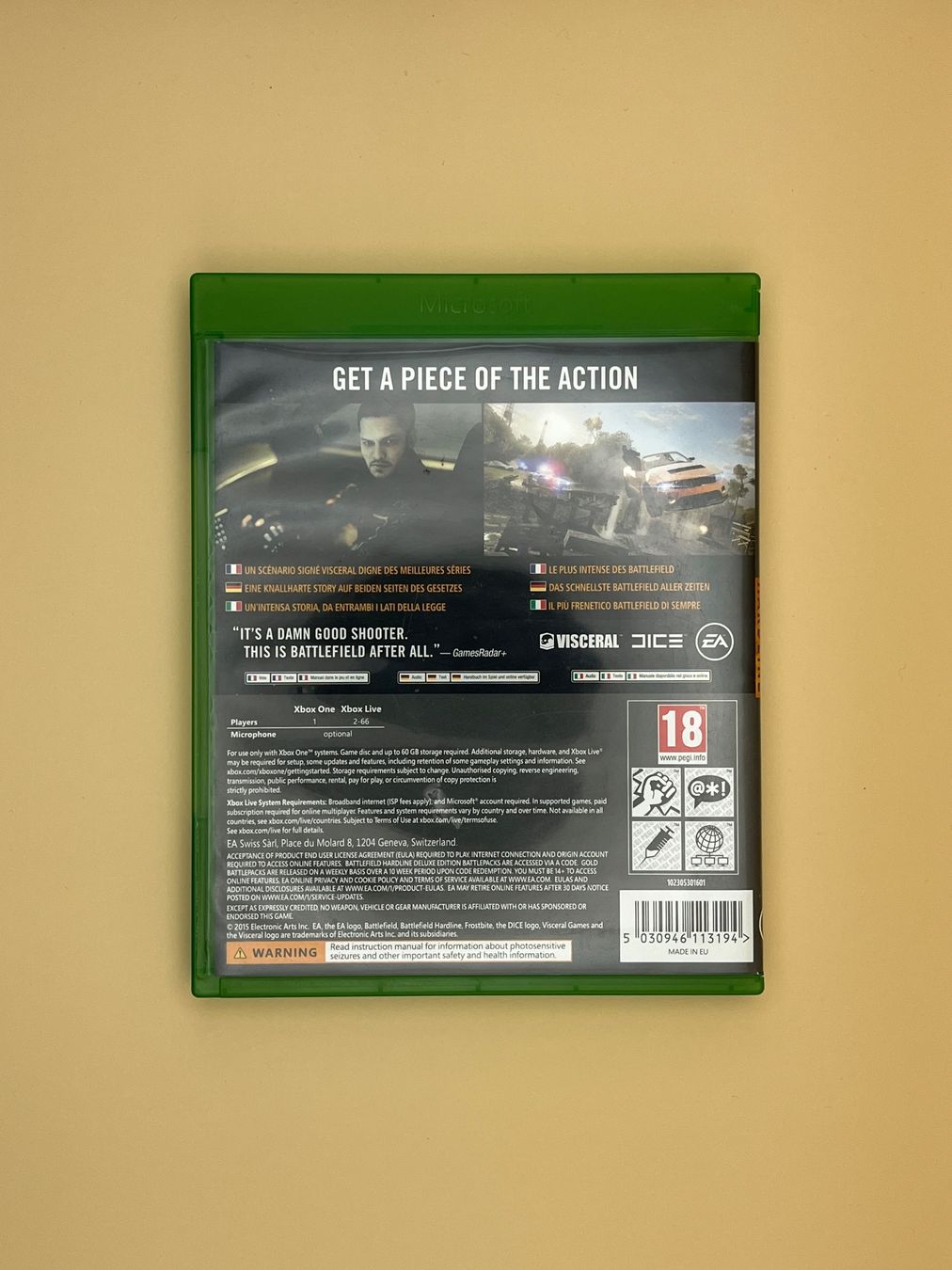 Microsoft Giochi: XBOX One /  Battlefield Hardline – Usato da Kölliken venduto da sergesellsretro 1