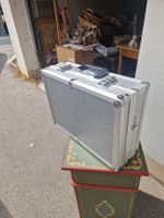 Aluminium Koffer mit Einsätzen L 48cm B 35cm H 10cm