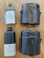Schweizer Militär 2x Gamelle und 2x Trinkflasche MEWA/SIGG