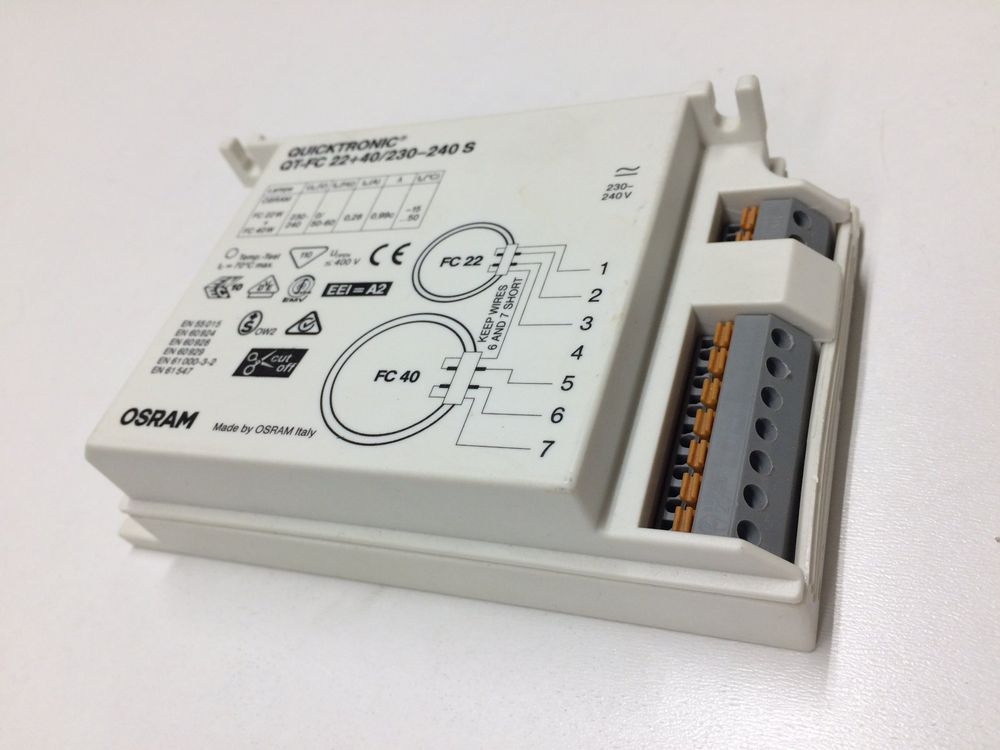 Elektronisches Vorschaltgerät Osram Quicktronik QT-FC 22+40W (Neu