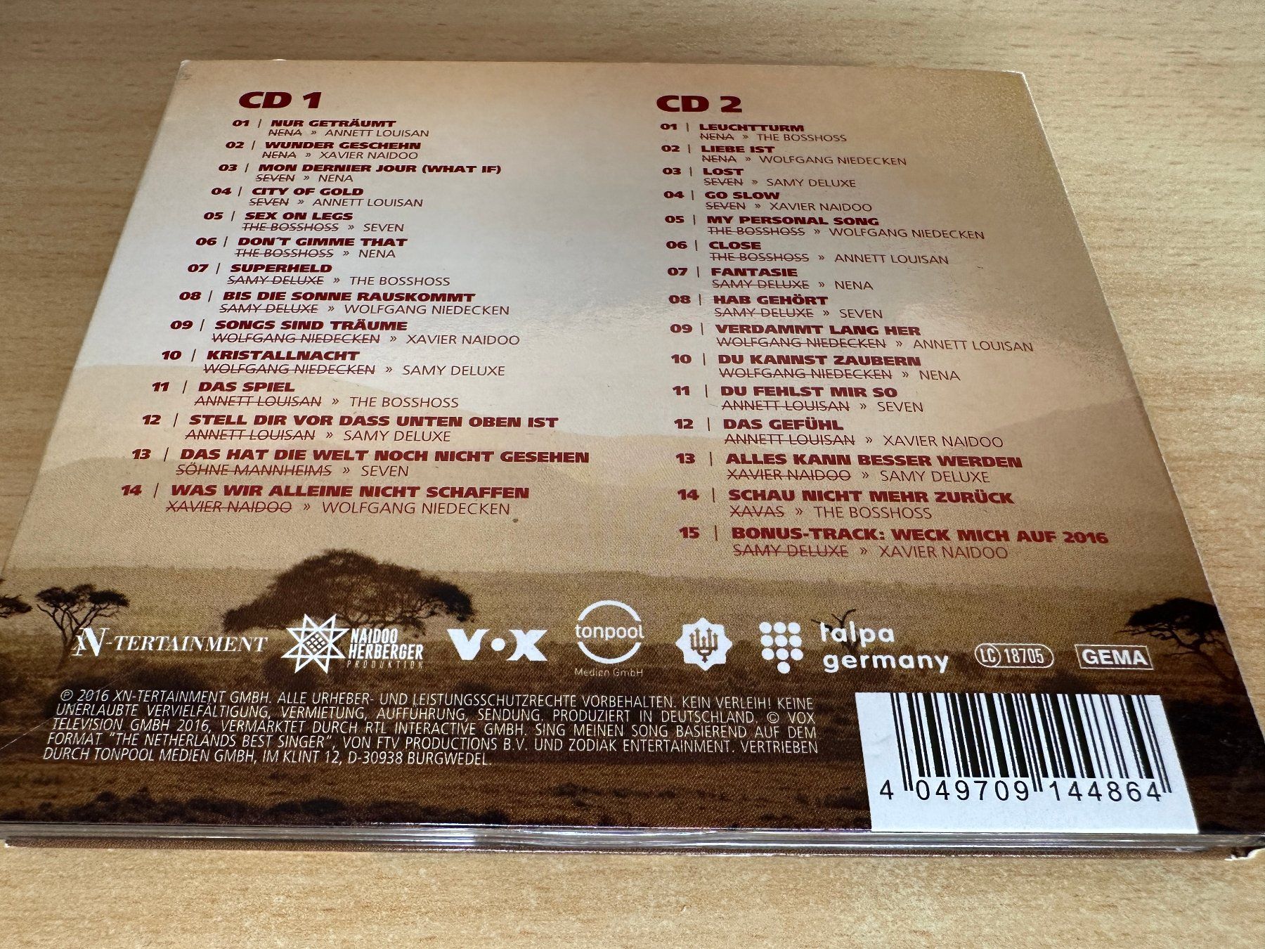 CDs: Various - Sing Meinen Song Das Tauschkonzert Volume 3 - 2 CD – Gebraucht aus Rikon im Tösstal von Alpenmutz 1