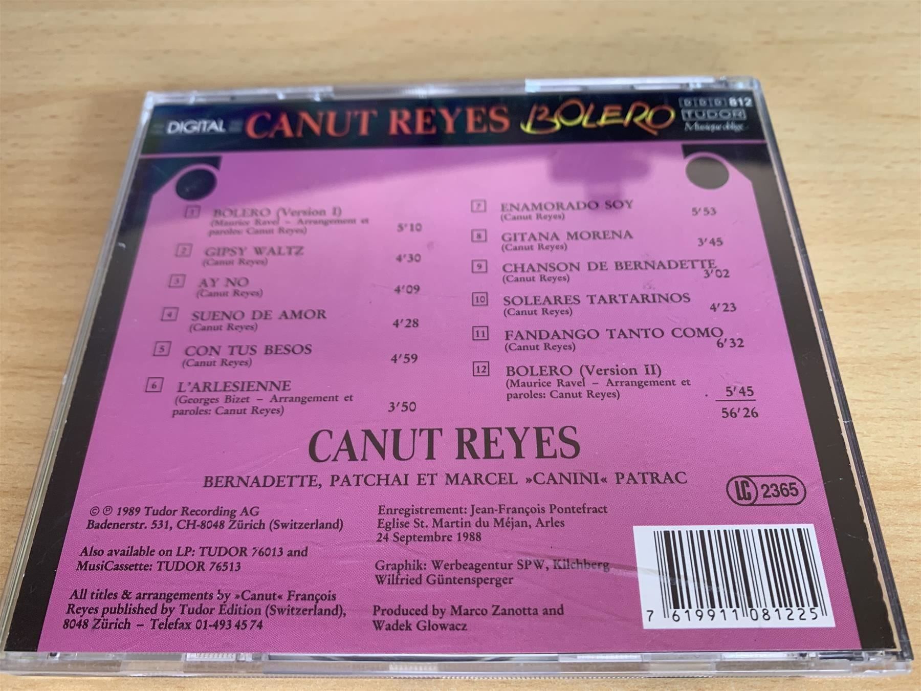 CD: Canut Reyes – Bolero – Usato da Rikon im Tösstal venduto da Alpenmutz 1