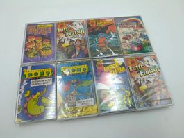 8 Hörspielkassetten neu und ungeöffnet, Bronti Super Saurier