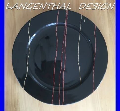 Plateaux: LANGENTHAL: PLATTE  ODER  PLATZTELLER  30 CM DURCHMESSER – D'occasion à Subingen par ArtBead 3