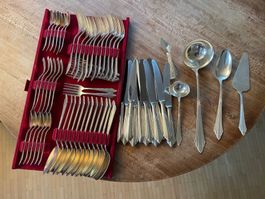 90-er Silberbesteck f. 12 Personen WMF, guter Zustand!