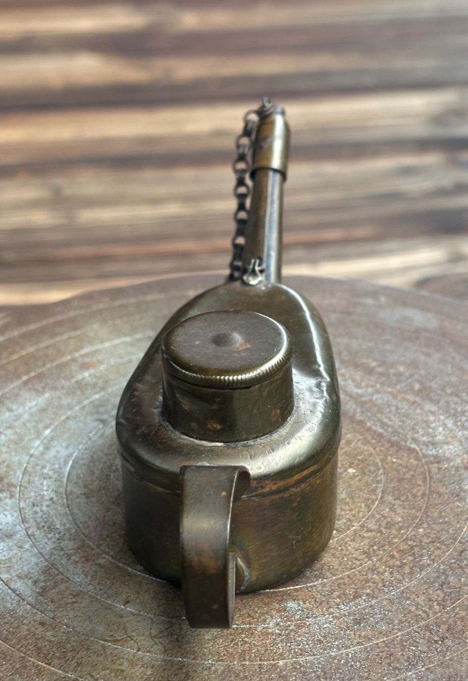 Lampade: antikes kleines Oellämpli aus Messing – Usato da Lüchingen venduto da Eeizo 4