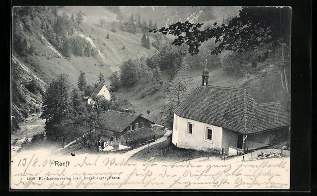 Cartoline postali: AK Ranft, Idyllische Aussicht – Usato da Berlin venduto da bartko-reher