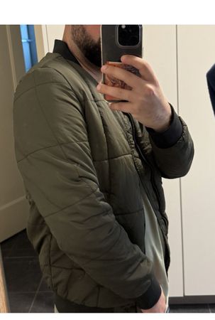 Herren Steppjacke olivgrün Grösse S
