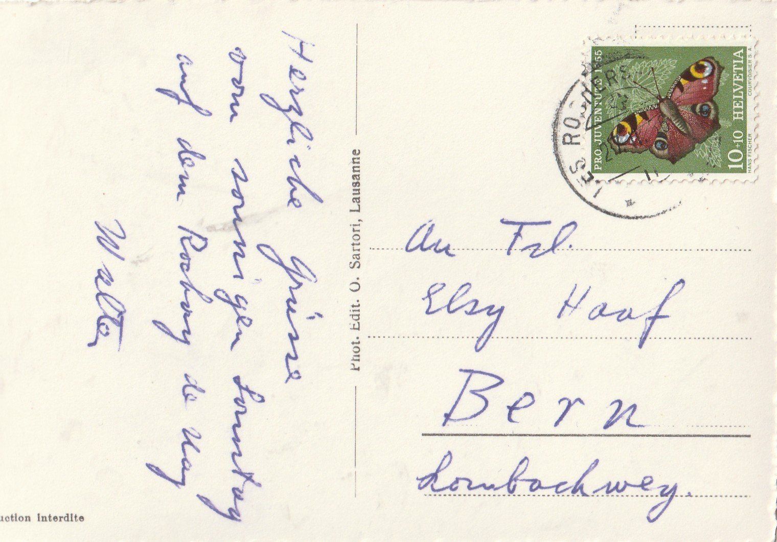Cartoline postali: Rocher de Nay Skibetrieb – Usato da Lumbrein venduto da made02 1