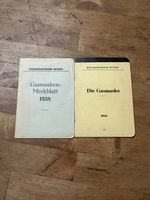 Schweizer Armee Gasmasken Merkblatt 1938 & Die Gasmaske 1942