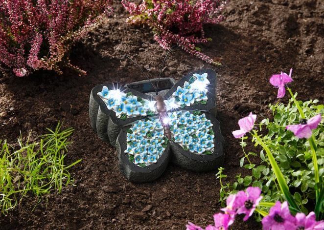 Tutte le decorazioni: Solar LED Schmetterling – Nuovo e nell'imballaggio originale da Langenbruck venduto da Gumsi 1