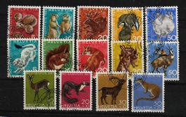 1965 - 1967 3 Serien Pro Juventute ETS