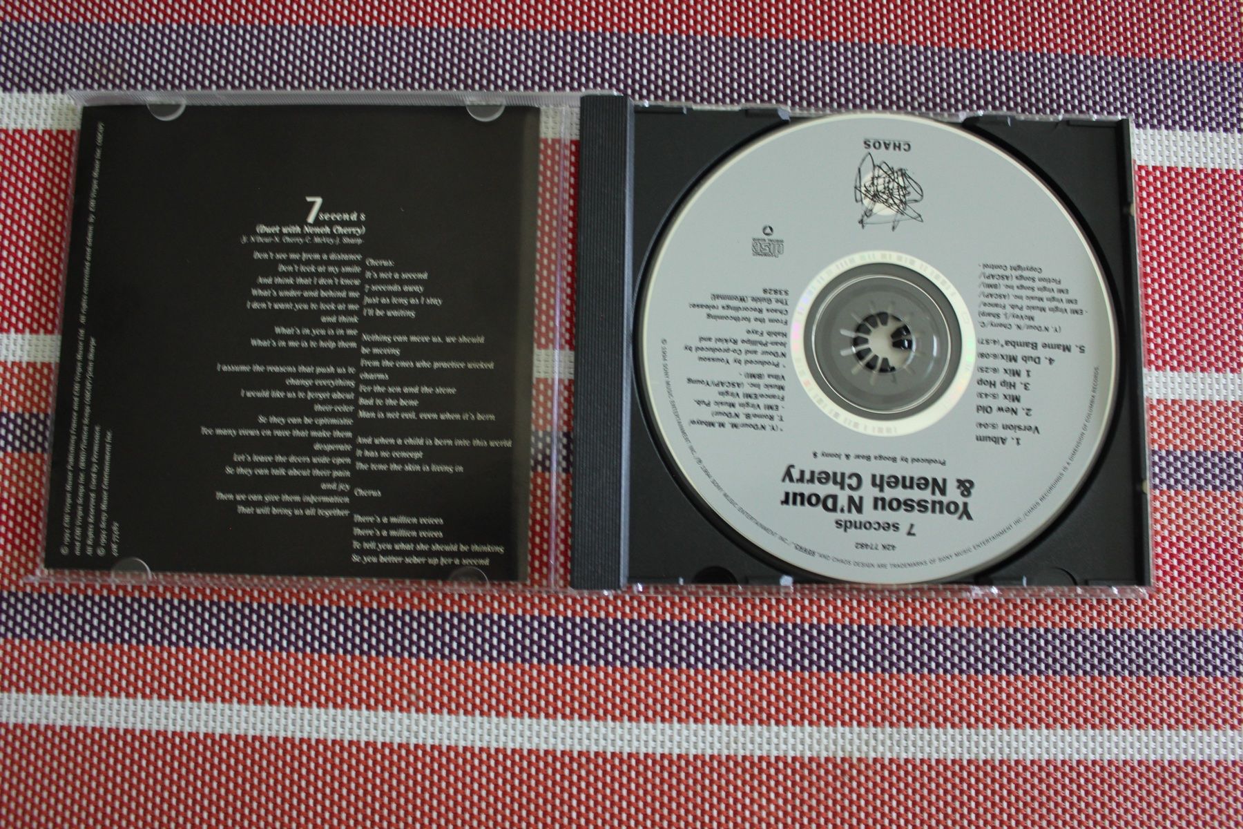 CD: YOUSSOU N'DOUR - 7 Seconds / Mame Bamba - CD - Single – Usato da Geroldswil venduto da CD-Verkauf-2022 1