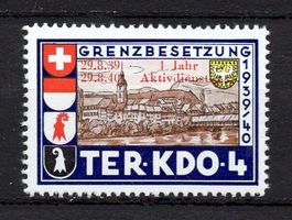 M154  /  Ter. KDO. 4 surchargé 1939