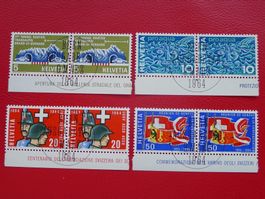 1964, Nr.406-409, Ersttags-Voll-O PAARE, SBK: 50.-+ sauber**