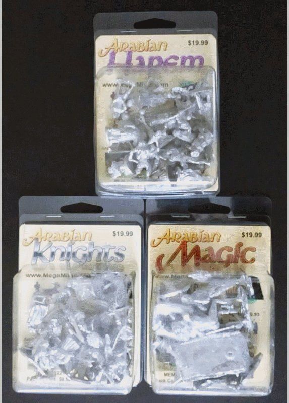 Statuette: LOT 3 BOXES LEAD MINIATURE HAREM ARABIAN KNIGHTS & MAGIC – Nuovo e nell'imballaggio originale da Lugano venduto da YouWantUS