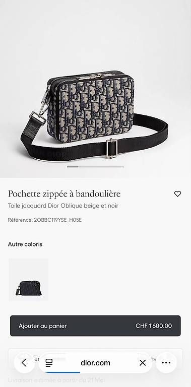 Dior Borse: Sacoche pochette Dior – Usato da Epalinges venduto da Forex.master 4