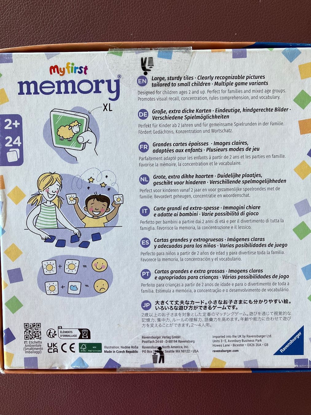 Ravensburger Giochi: Ravensburger Kinder XL-Memory – Usato da Ruswil venduto da FranziskaArnold 2
