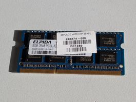 8GB DDR3L Notebook RAM 1600MHz Elpida SO-DIMM