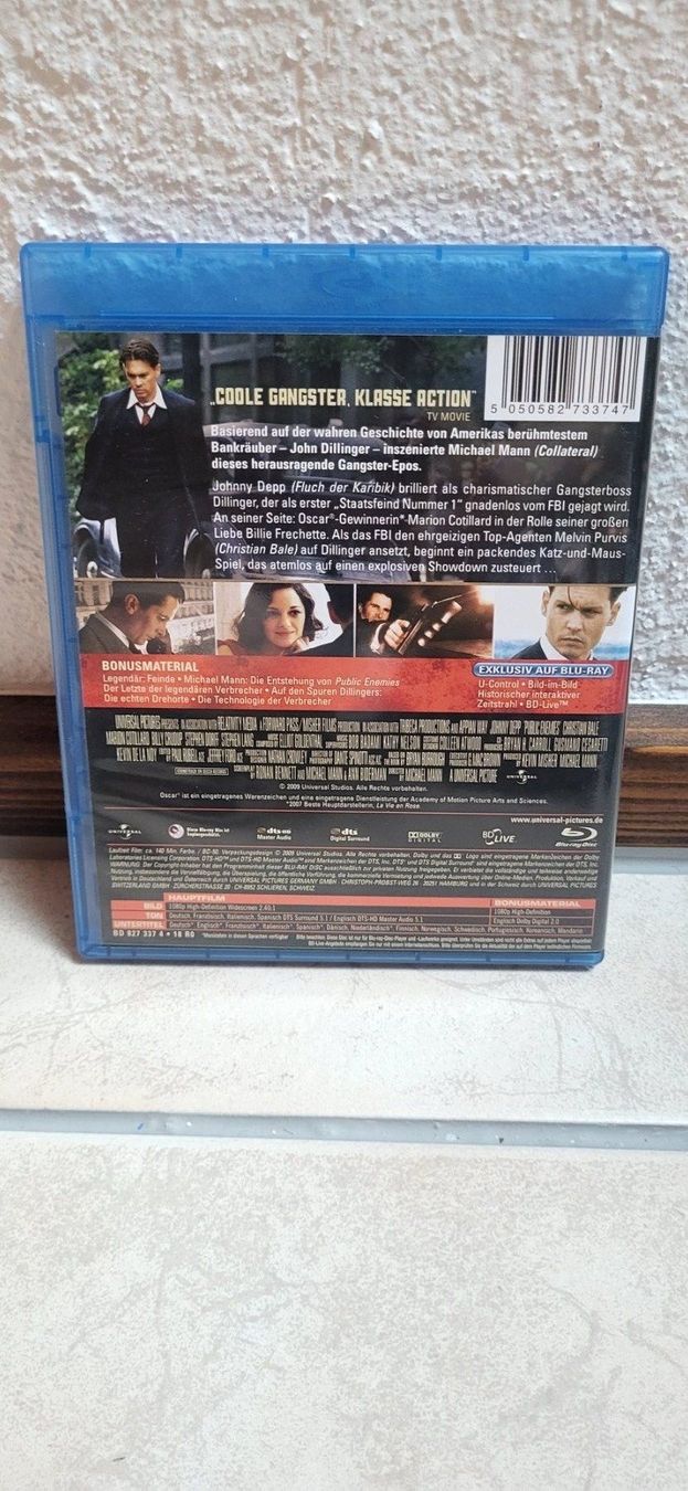 Tutti i DVDs: Blu Ray – Public Enemies – Usato da Münsingen venduto da Heroism2010 1