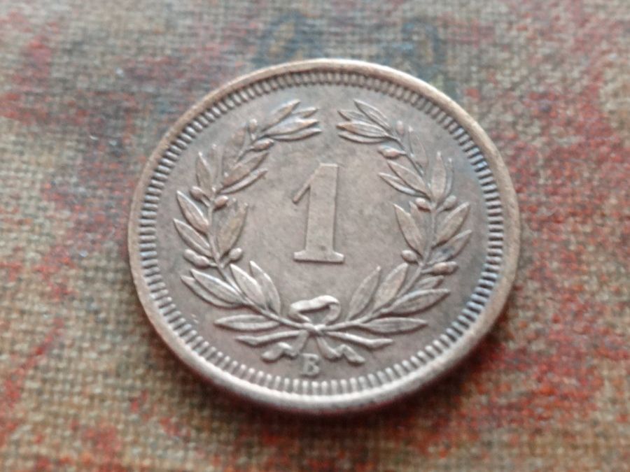 Tutti le monete: 1 Rp. 1891  (D) – Usato da Romanel-sur-Lausanne venduto da Swift13 1