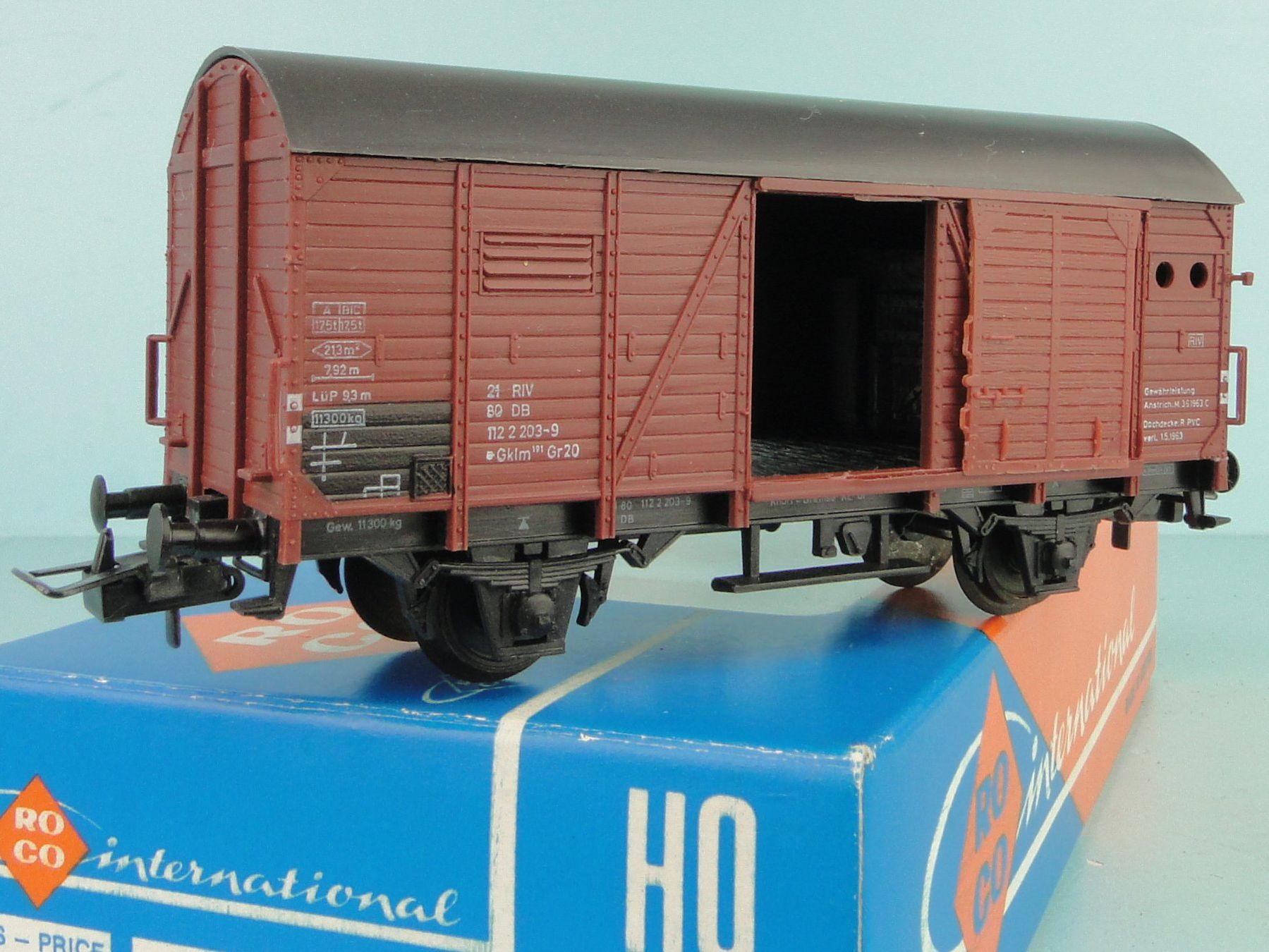 Modellini di ferrovie: Röwa DB Güterwagen – Usato da Bülach venduto da cann11