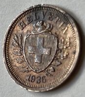 1 Rappen Helvetia Bronzemünze 1936, Bern