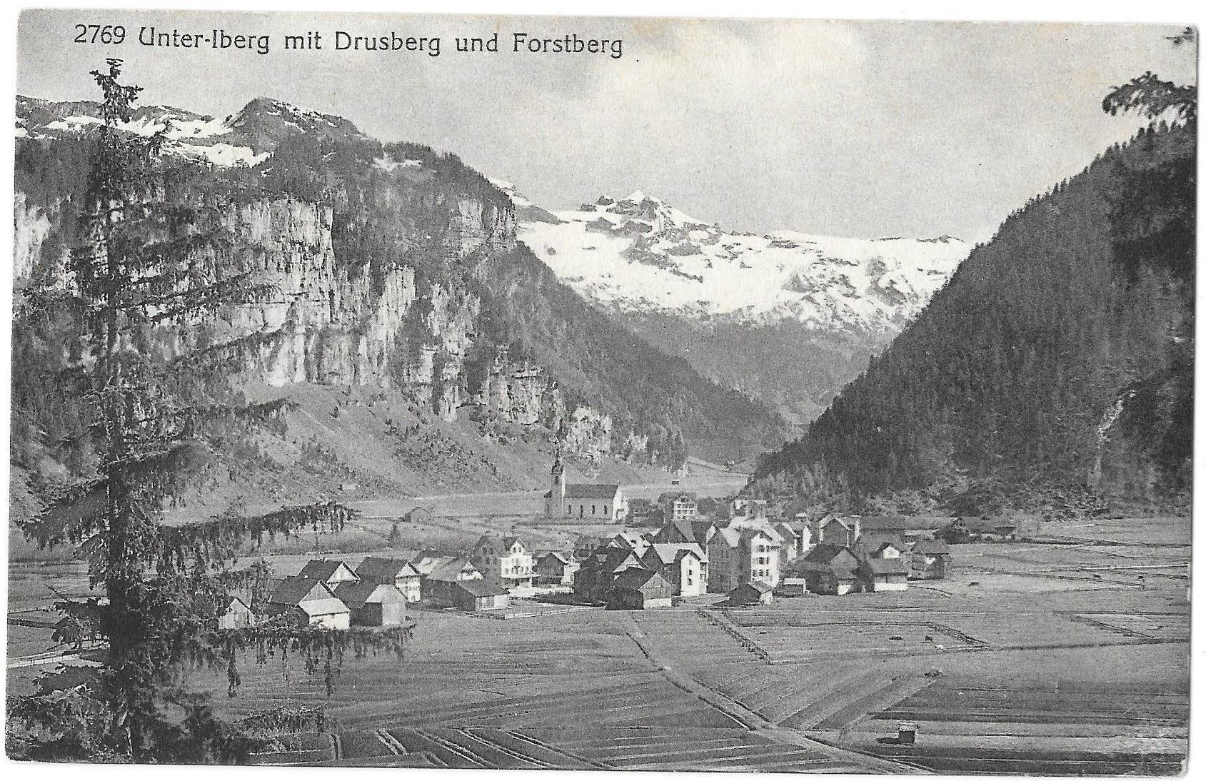 Cartoline postali: Unteriberg Gesamtansicht – Usato da Olten venduto da clotaldi