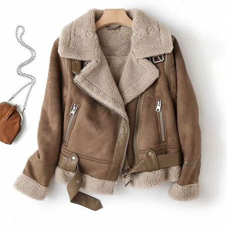 Lederjacke, braun, Gr. M, NEU