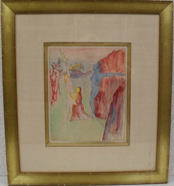 st-ckgold-stanislaus-aquarell-fig-rliche-darstellung-gebraucht-in