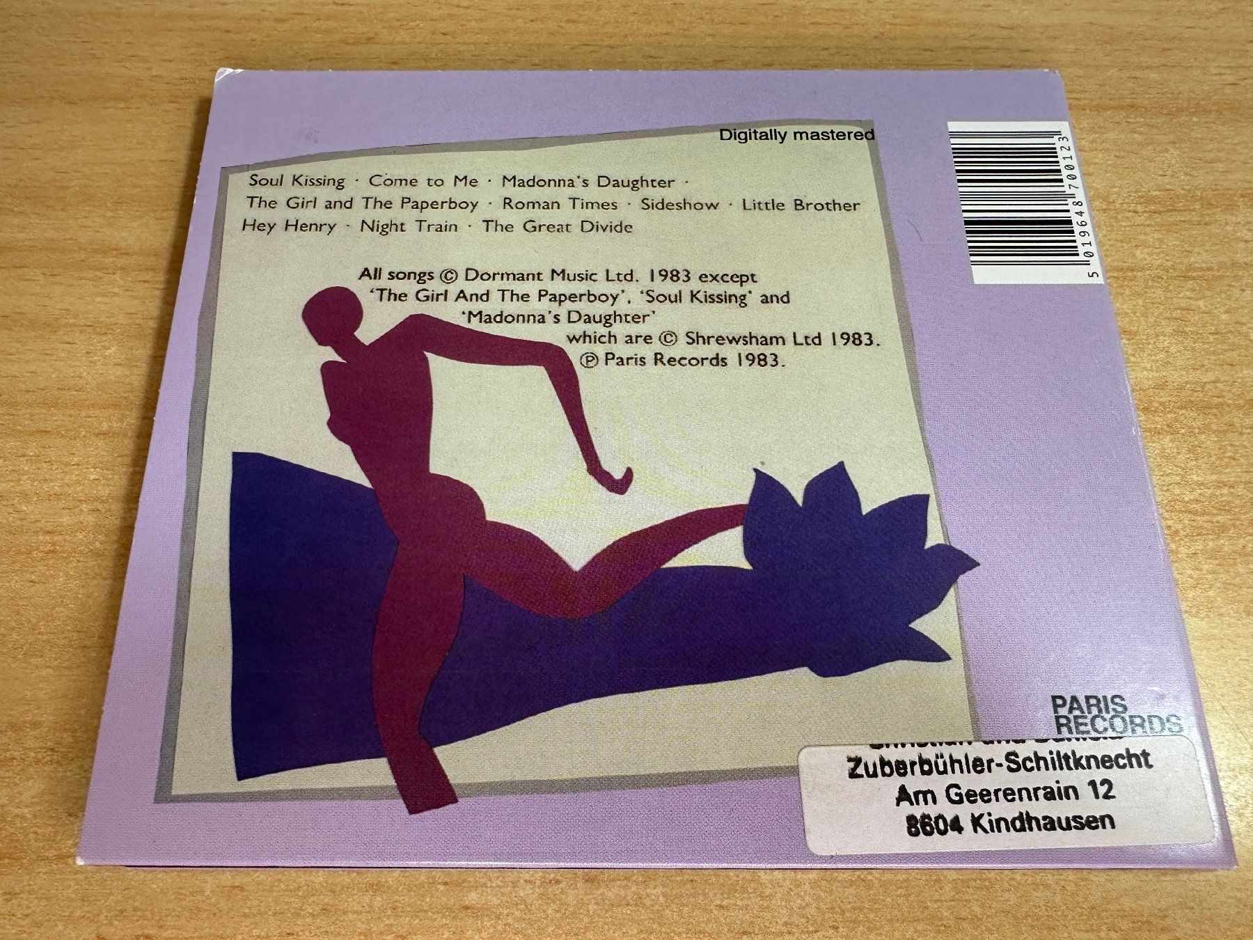 CD: K0 David Knopfler – Release – Usato da Rikon im Tösstal venduto da Alpenmutz 1